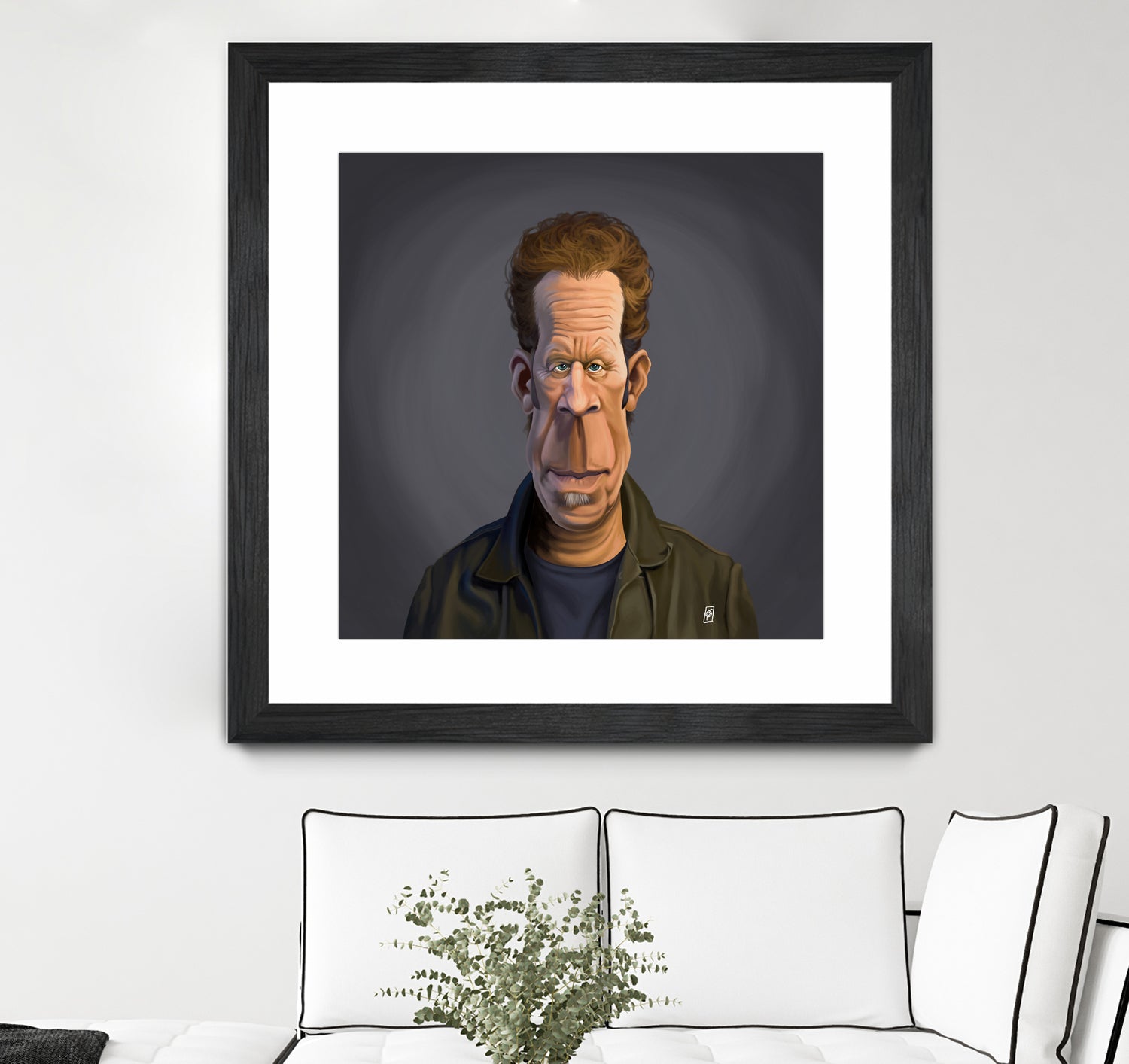 Tom Waits by Rob Snow on GIANT ART - green digital painting