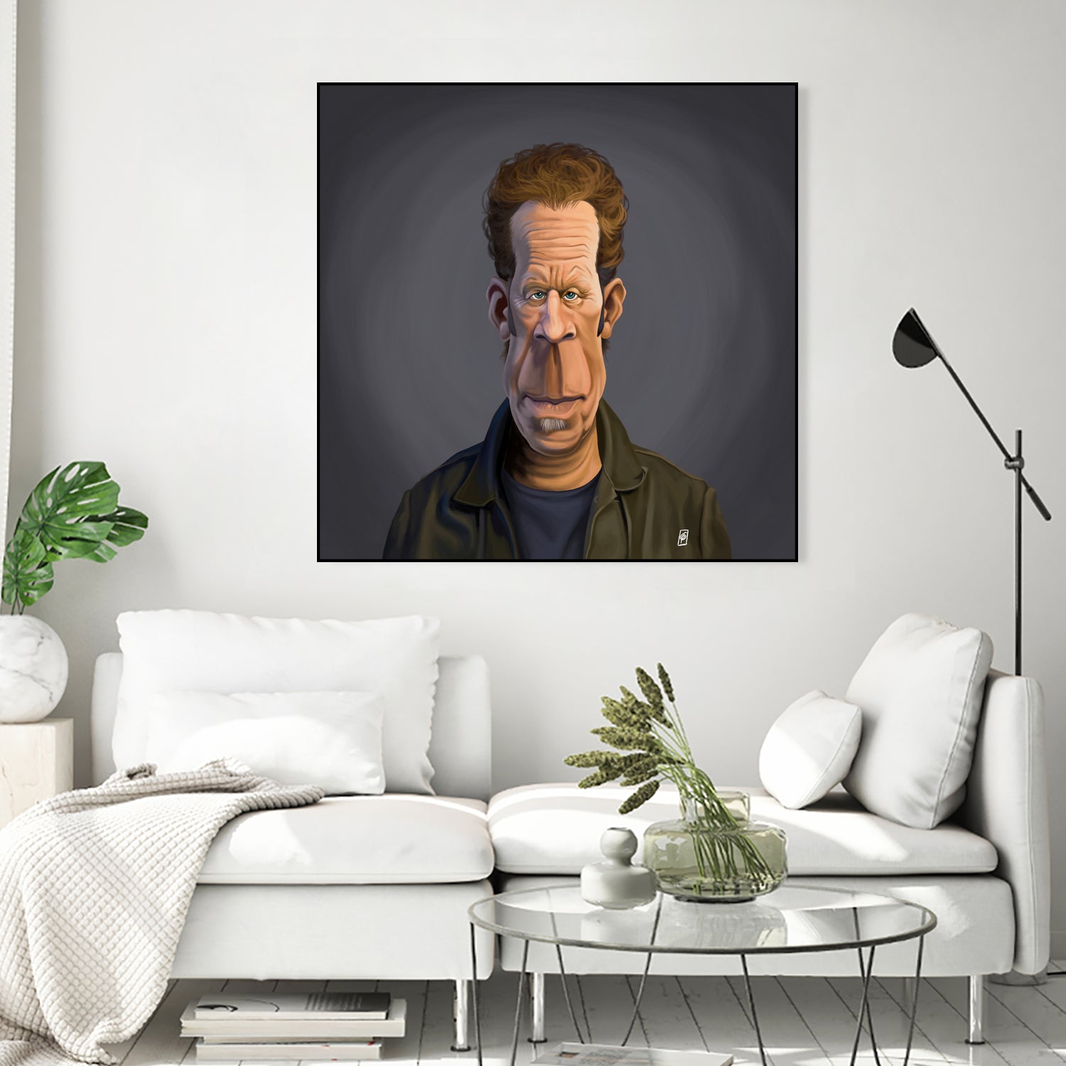 Tom Waits by Rob Snow on GIANT ART - green digital painting