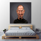 Steve Jobs by Rob Snow on GIANT ART - black digital painting