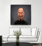 Steve Jobs by Rob Snow on GIANT ART - black digital painting