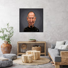 Steve Jobs by Rob Snow on GIANT ART - black digital painting