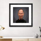 Steve Jobs by Rob Snow on GIANT ART - black digital painting