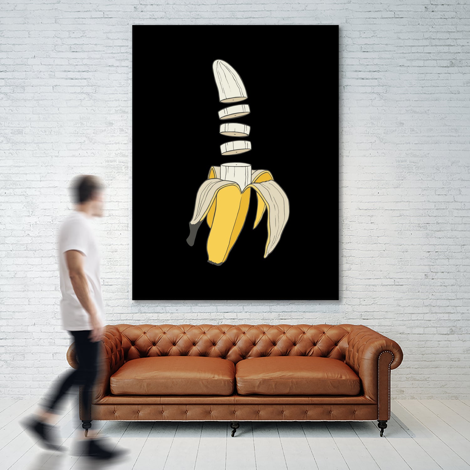 Banana Split by Rob Snow on GIANT ART - yellow digital drawing