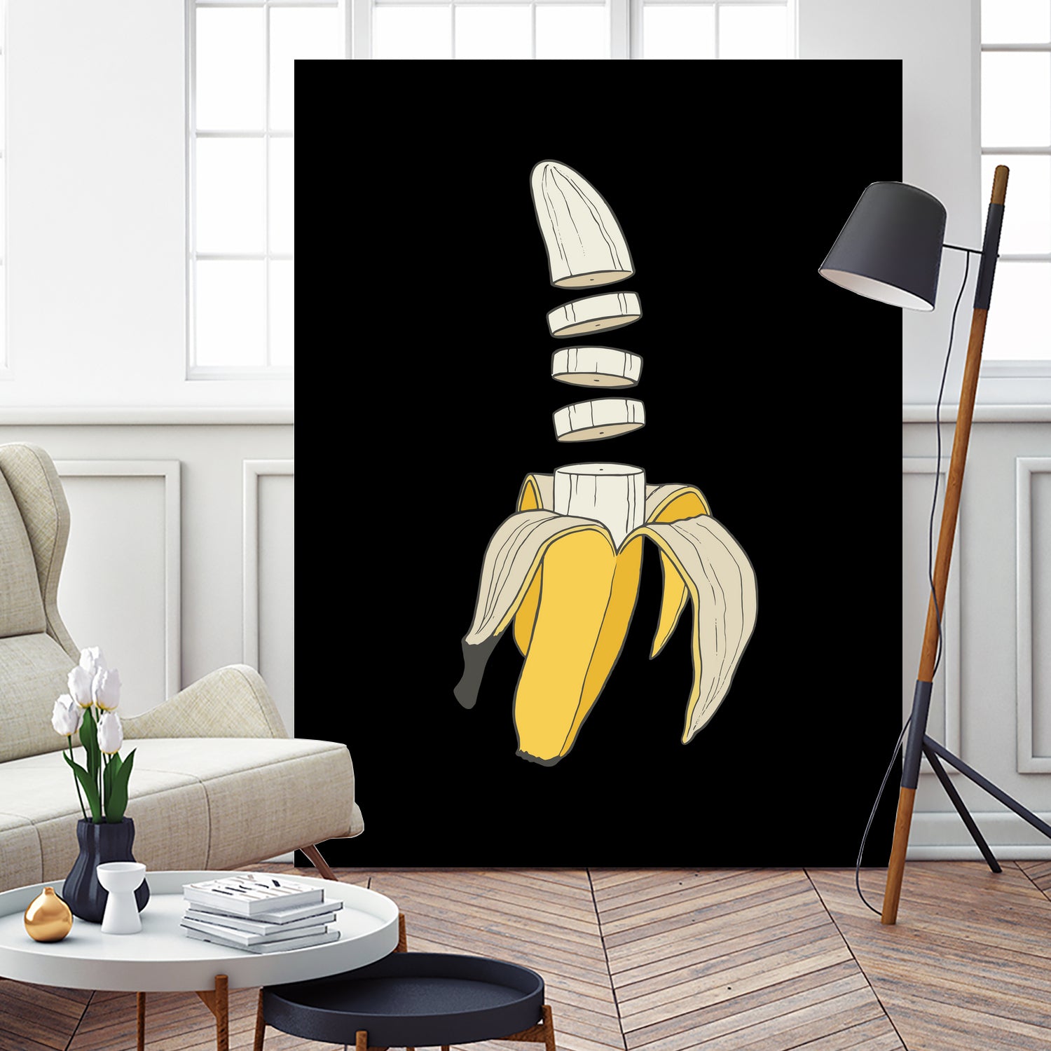 Banana Split by Rob Snow on GIANT ART - yellow digital drawing