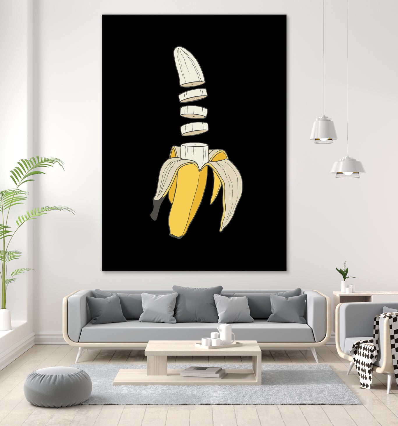 Banana Split by Rob Snow on GIANT ART - yellow digital drawing