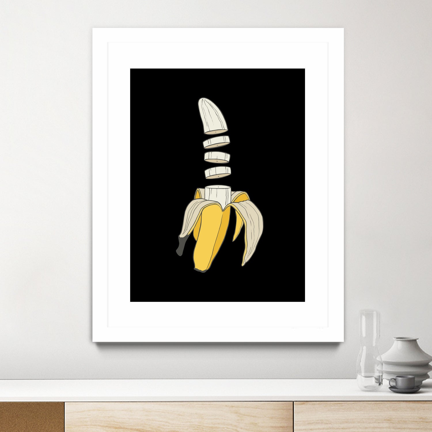 Banana Split by Rob Snow on GIANT ART - yellow digital drawing