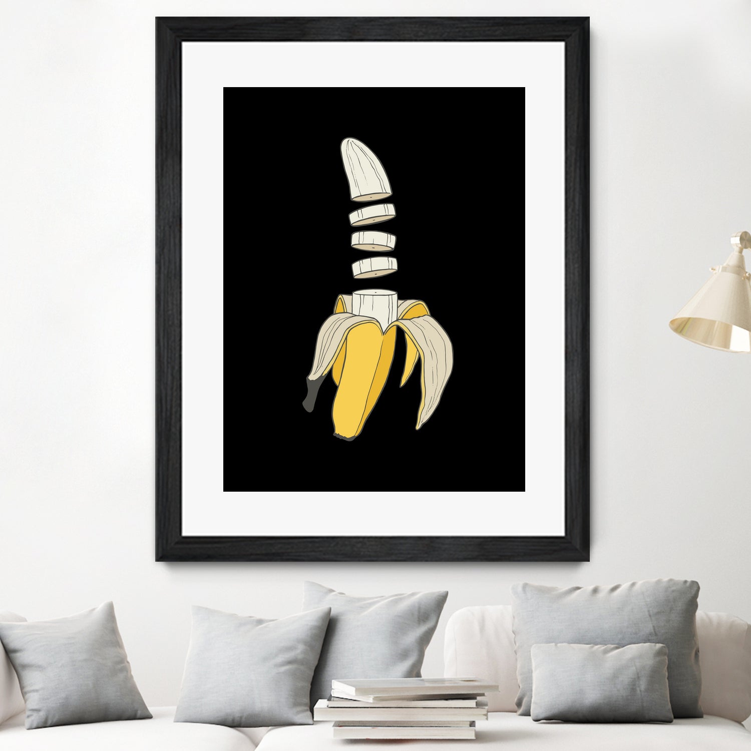 Banana Split by Rob Snow on GIANT ART - yellow digital drawing