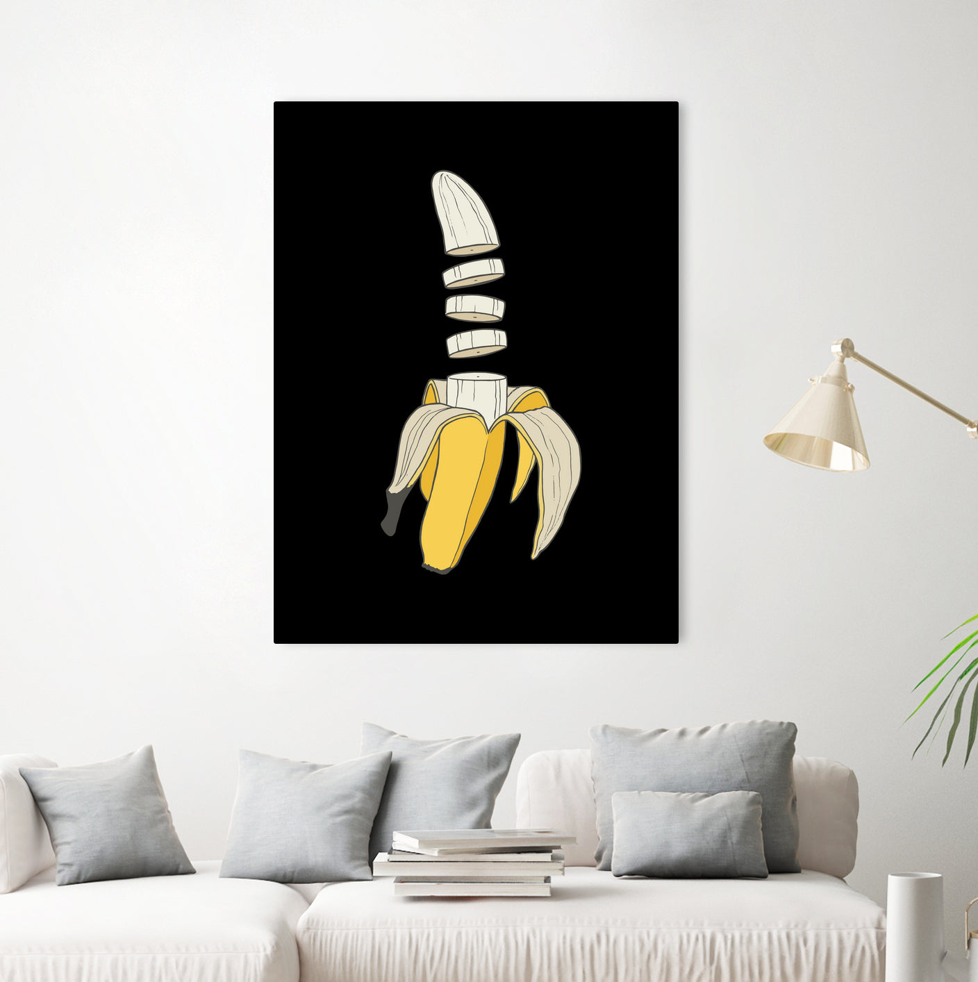 Banana Split by Rob Snow on GIANT ART - yellow digital drawing