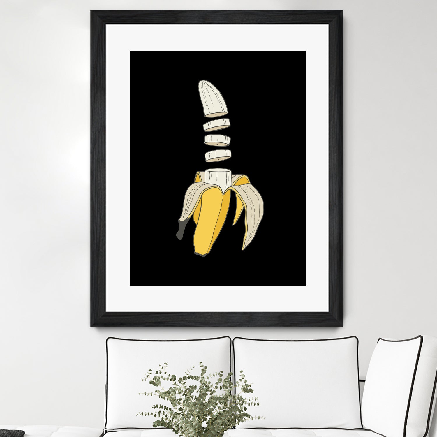 Banana Split by Rob Snow on GIANT ART - yellow digital drawing