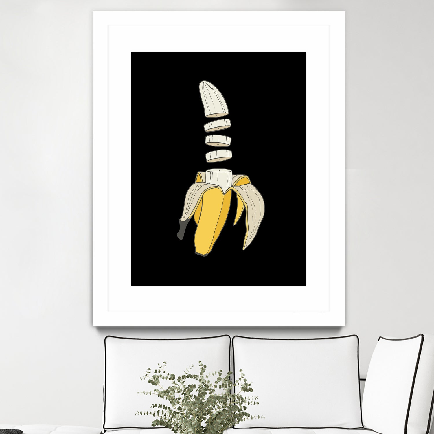 Banana Split by Rob Snow on GIANT ART - yellow digital drawing