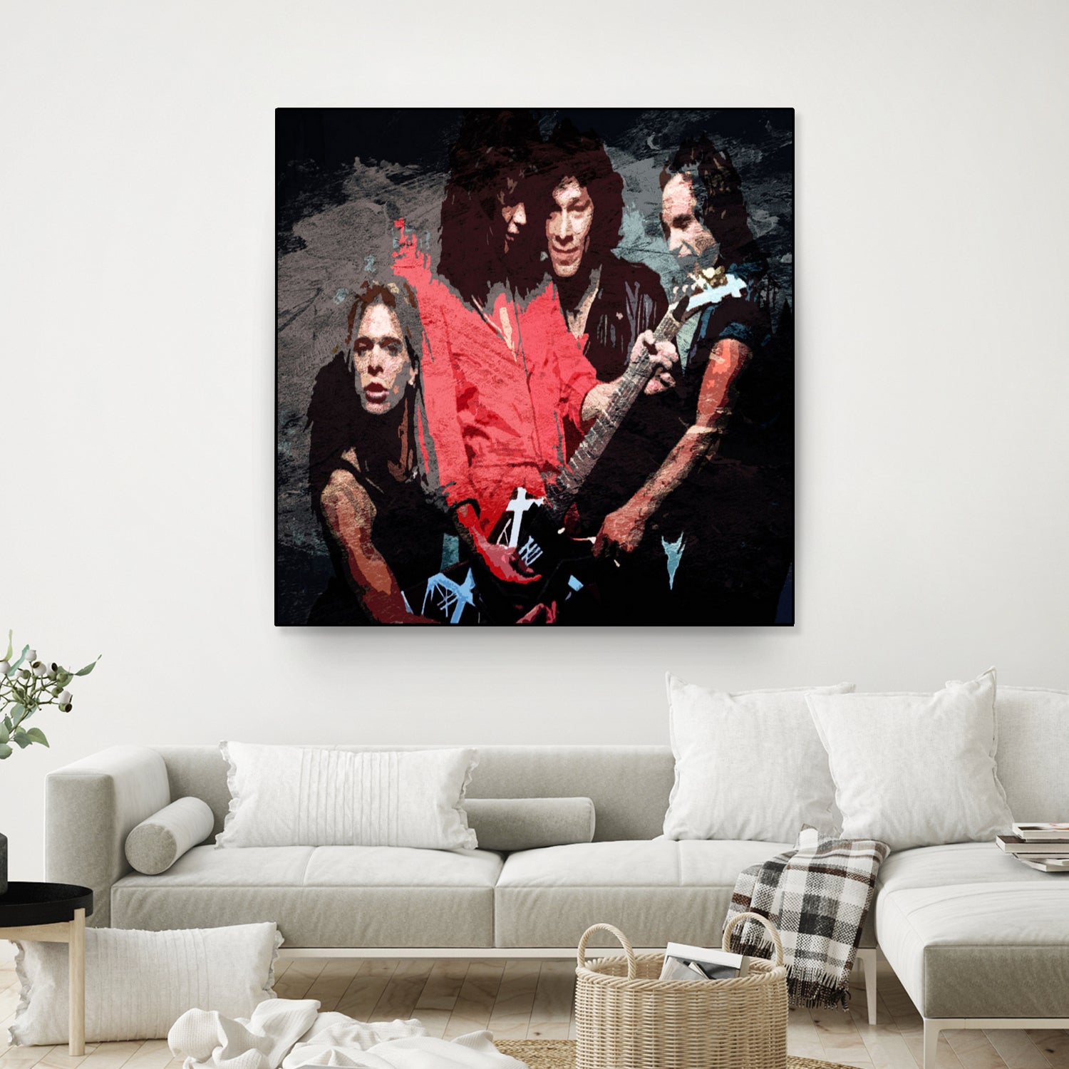 Van halen the band legend by Shohib project on GIANT ART - white digital painting