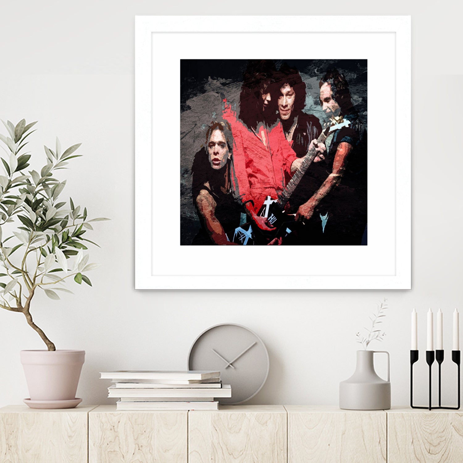 Van halen the band legend by Shohib project on GIANT ART - white digital painting