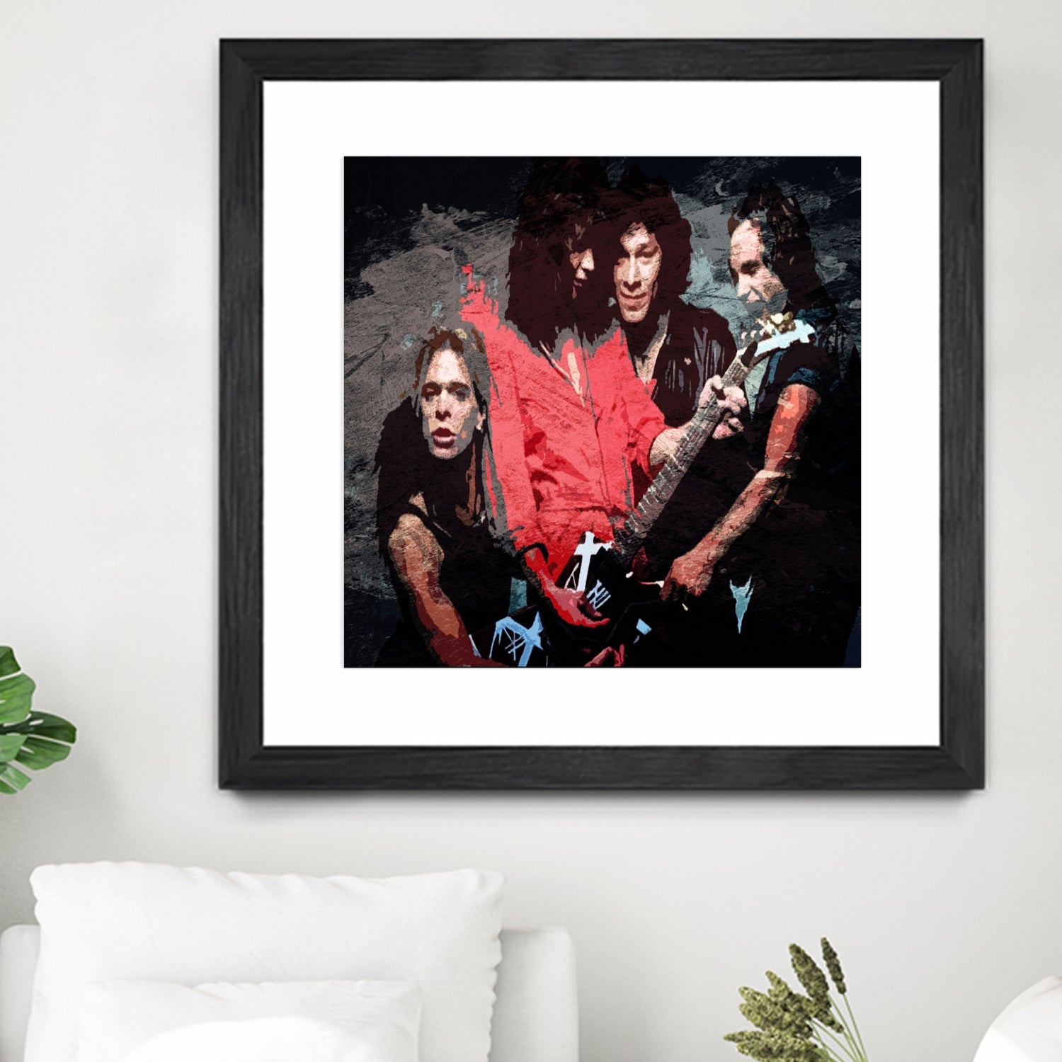 Van halen the band legend by Shohib project on GIANT ART - white digital painting