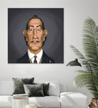 Salvador Dali by Rob Snow on GIANT ART - gray digital painting