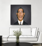 Salvador Dali by Rob Snow on GIANT ART - gray digital painting