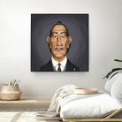 Salvador Dali by Rob Snow on GIANT ART - gray digital painting