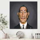 Salvador Dali by Rob Snow on GIANT ART - gray digital painting