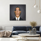 Salvador Dali by Rob Snow on GIANT ART - gray digital painting