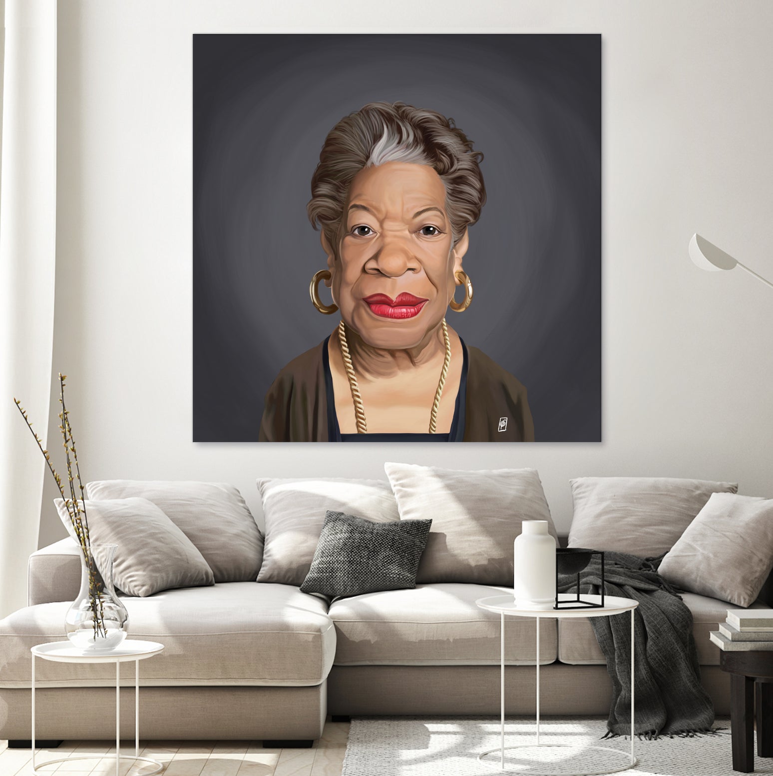 Maya Angelou by Rob Snow on GIANT ART - green digital painting