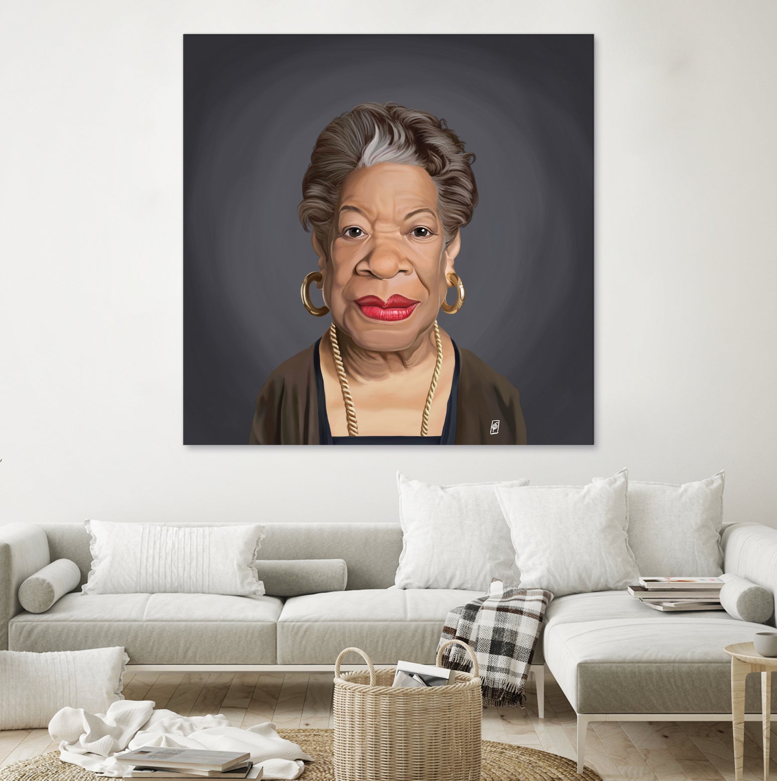 Maya Angelou by Rob Snow on GIANT ART - green digital painting