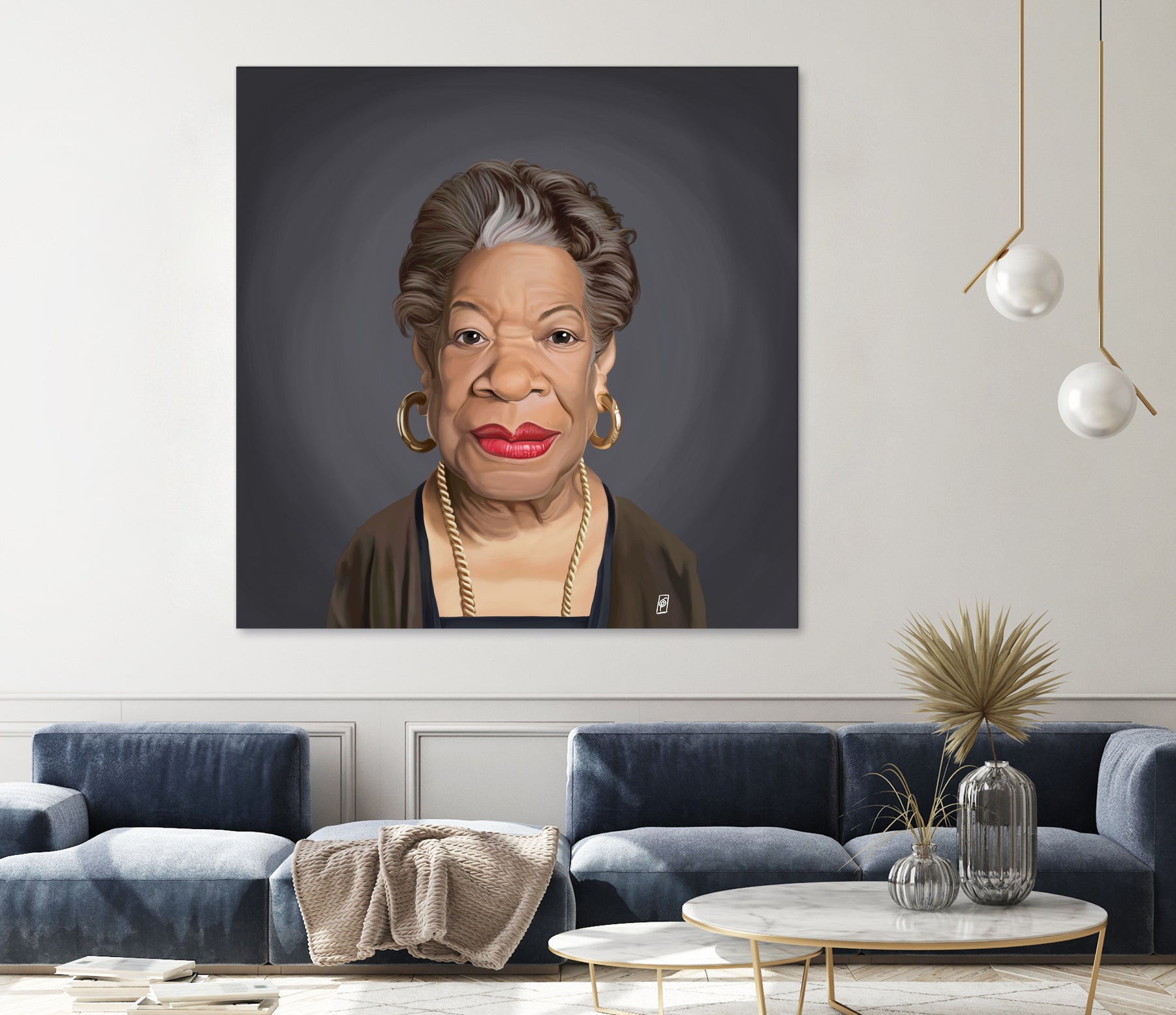 Maya Angelou by Rob Snow on GIANT ART - green digital painting