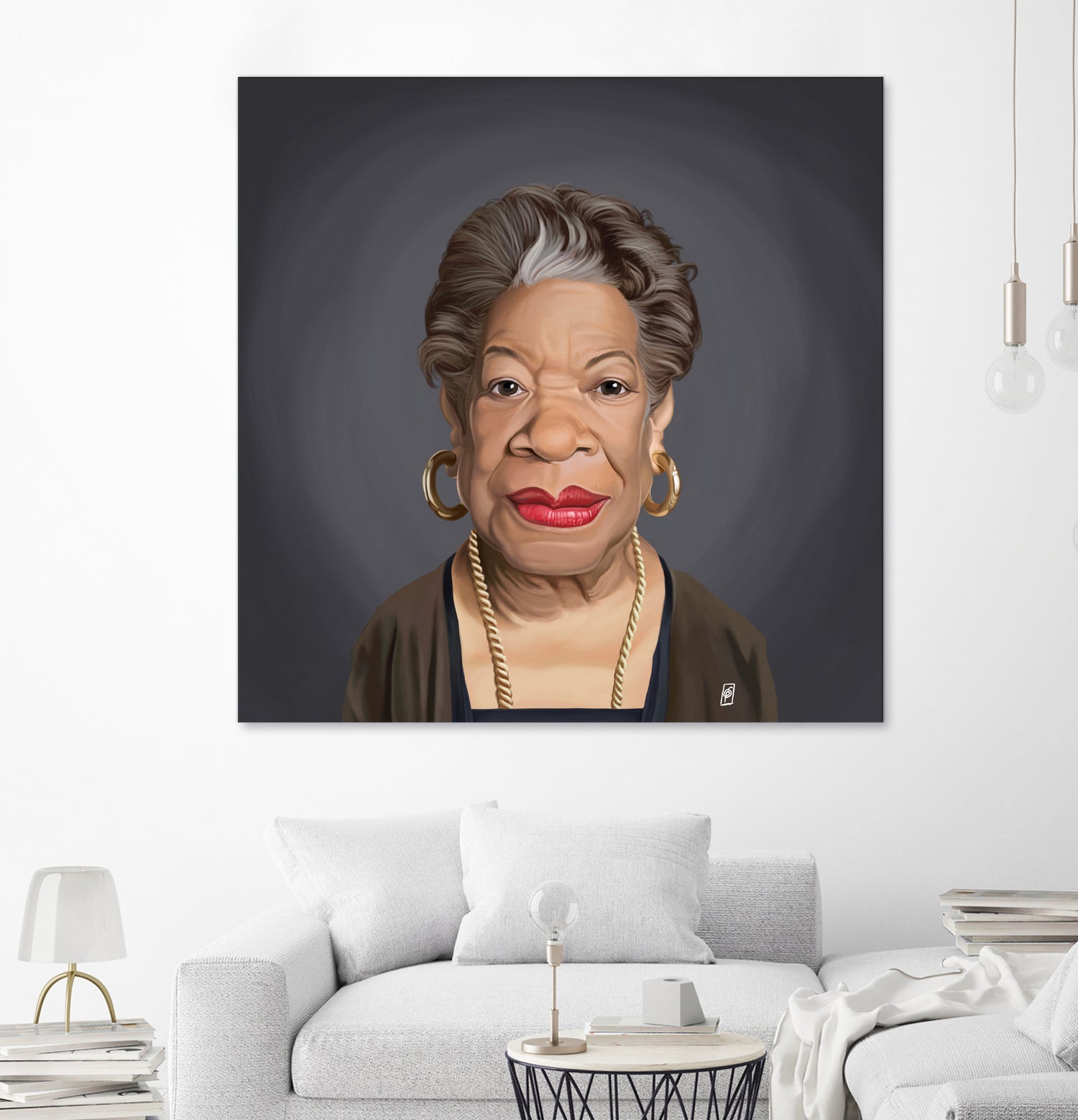 Maya Angelou by Rob Snow on GIANT ART - green digital painting