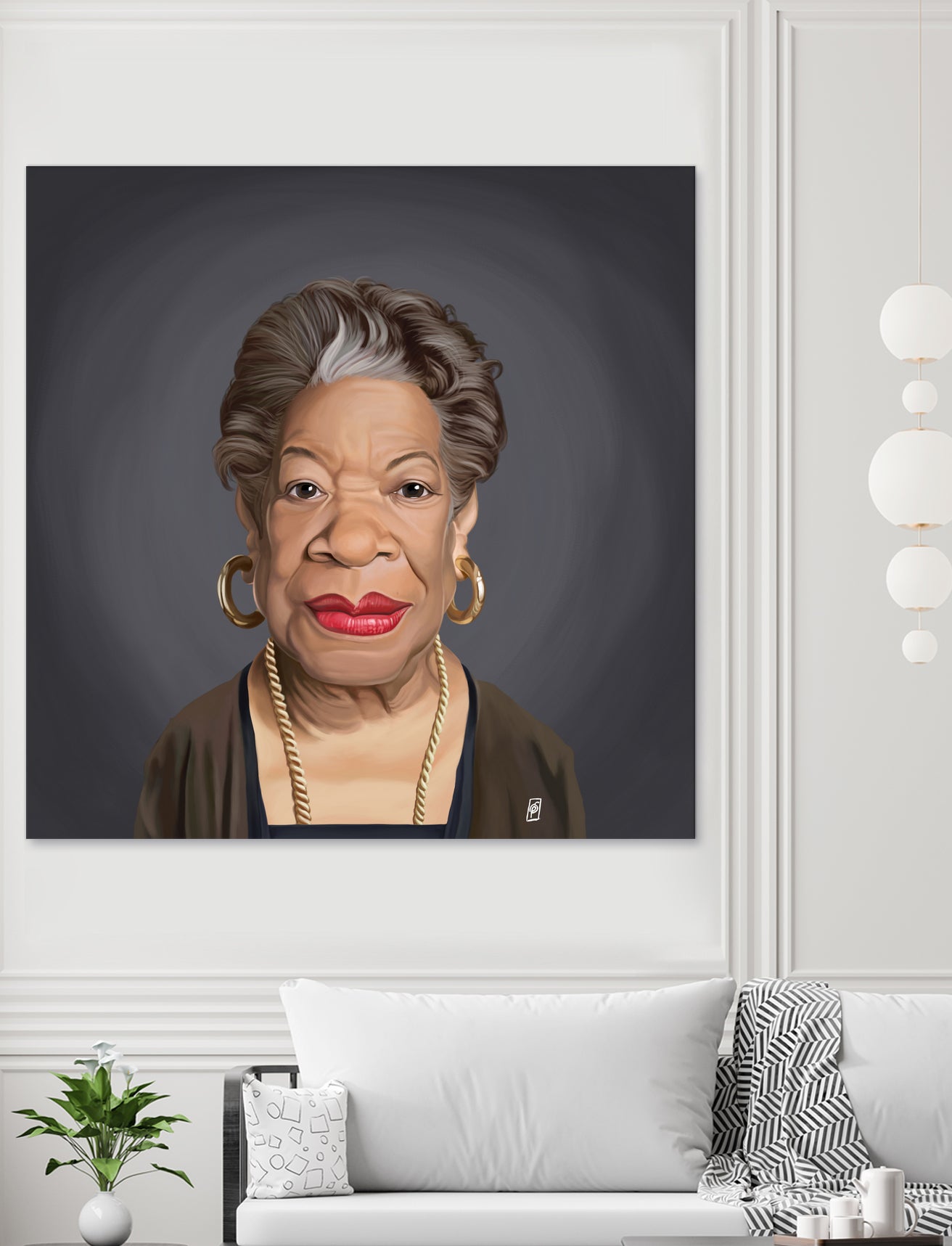 Maya Angelou by Rob Snow on GIANT ART - green digital painting