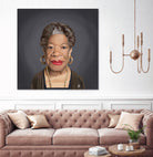 Maya Angelou by Rob Snow on GIANT ART - green digital painting