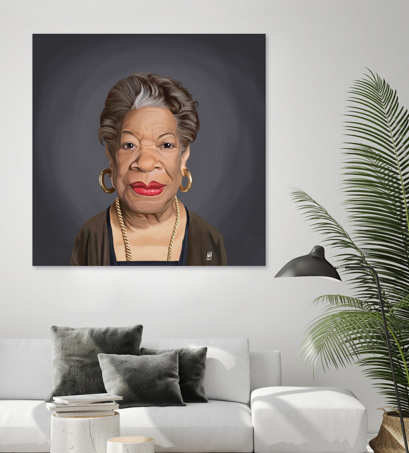 Maya Angelou by Rob Snow on GIANT ART - green digital painting