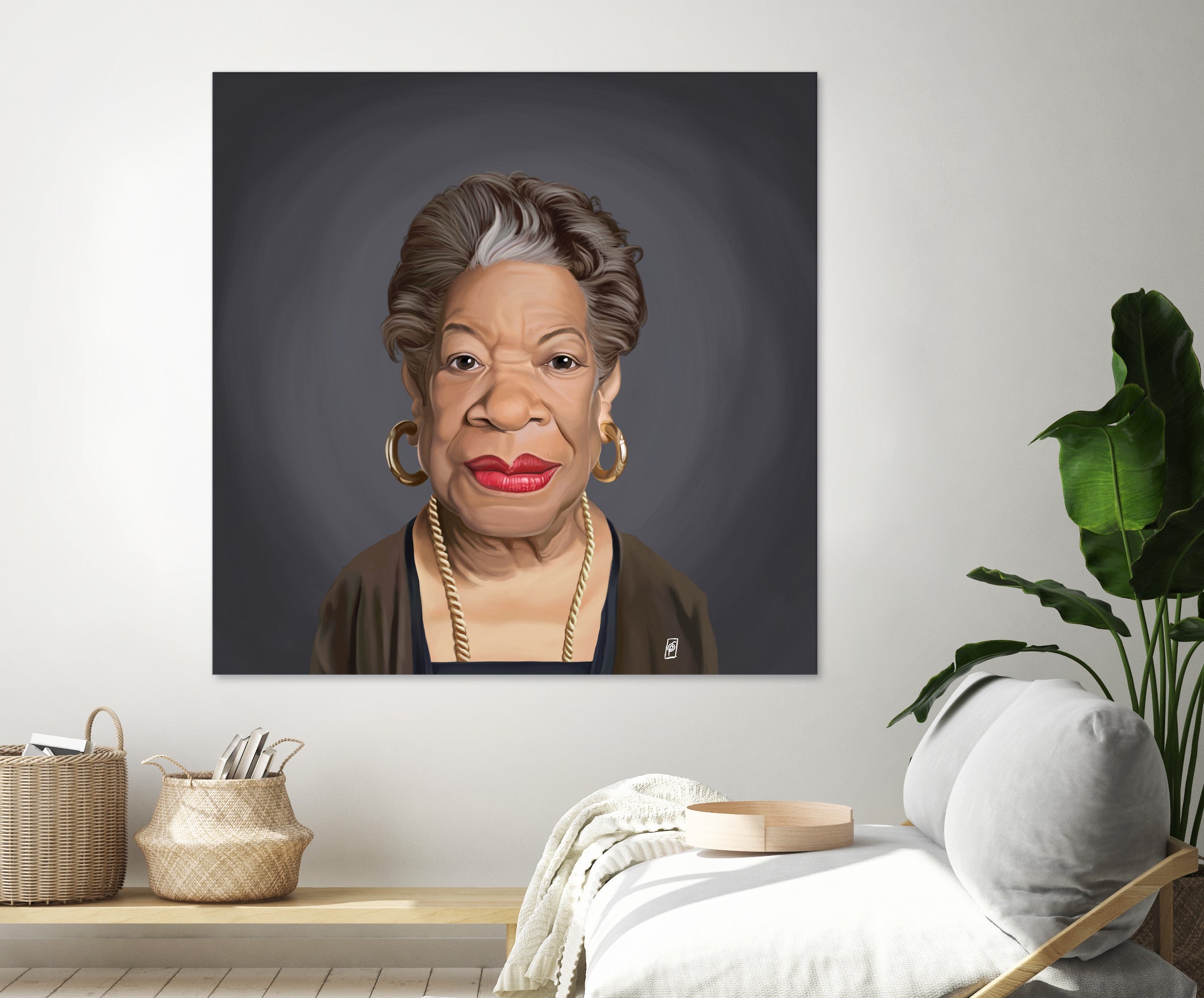 Maya Angelou by Rob Snow on GIANT ART - green digital painting