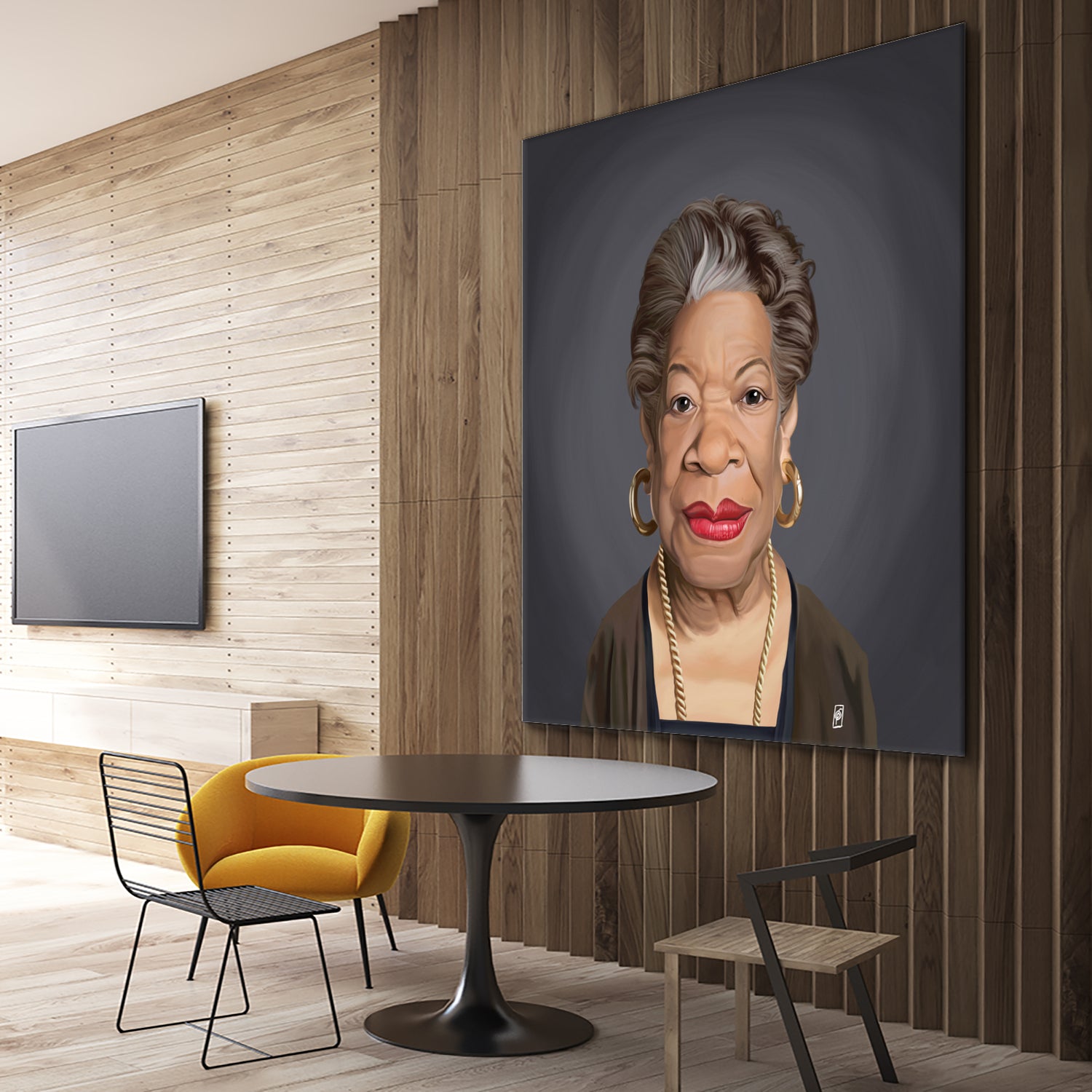 Maya Angelou by Rob Snow on GIANT ART - green digital painting