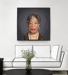 Maya Angelou by Rob Snow on GIANT ART - green digital painting