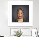 Maya Angelou by Rob Snow on GIANT ART - green digital painting