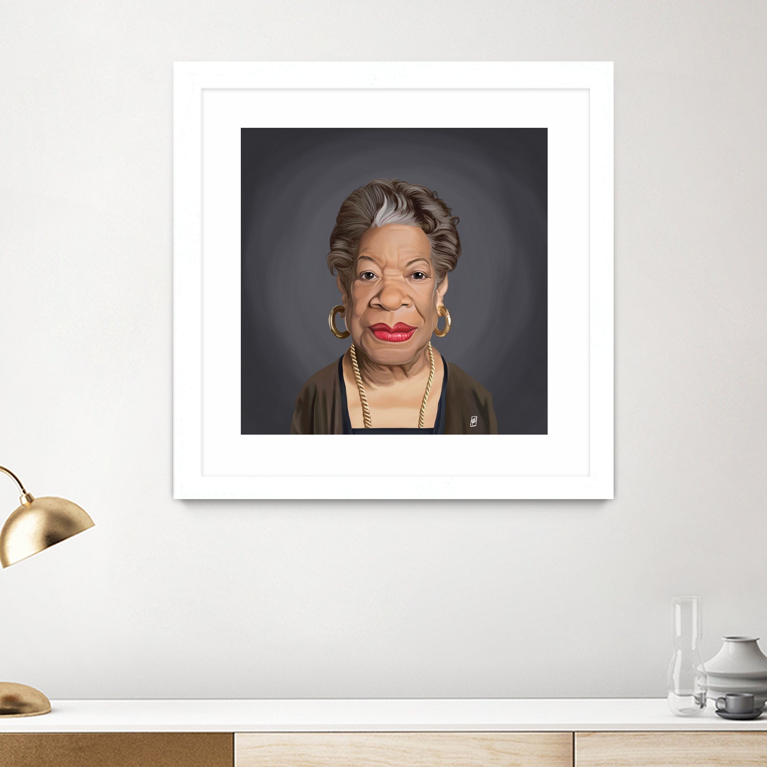 Maya Angelou by Rob Snow on GIANT ART - green digital painting