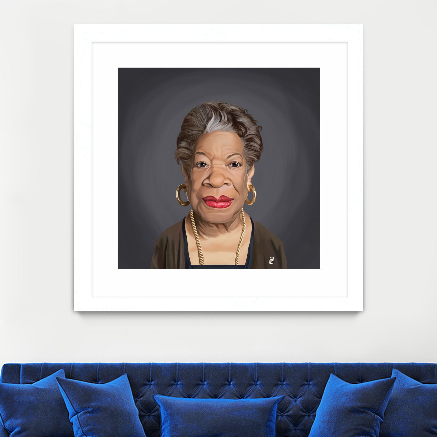 Maya Angelou by Rob Snow on GIANT ART - green digital painting