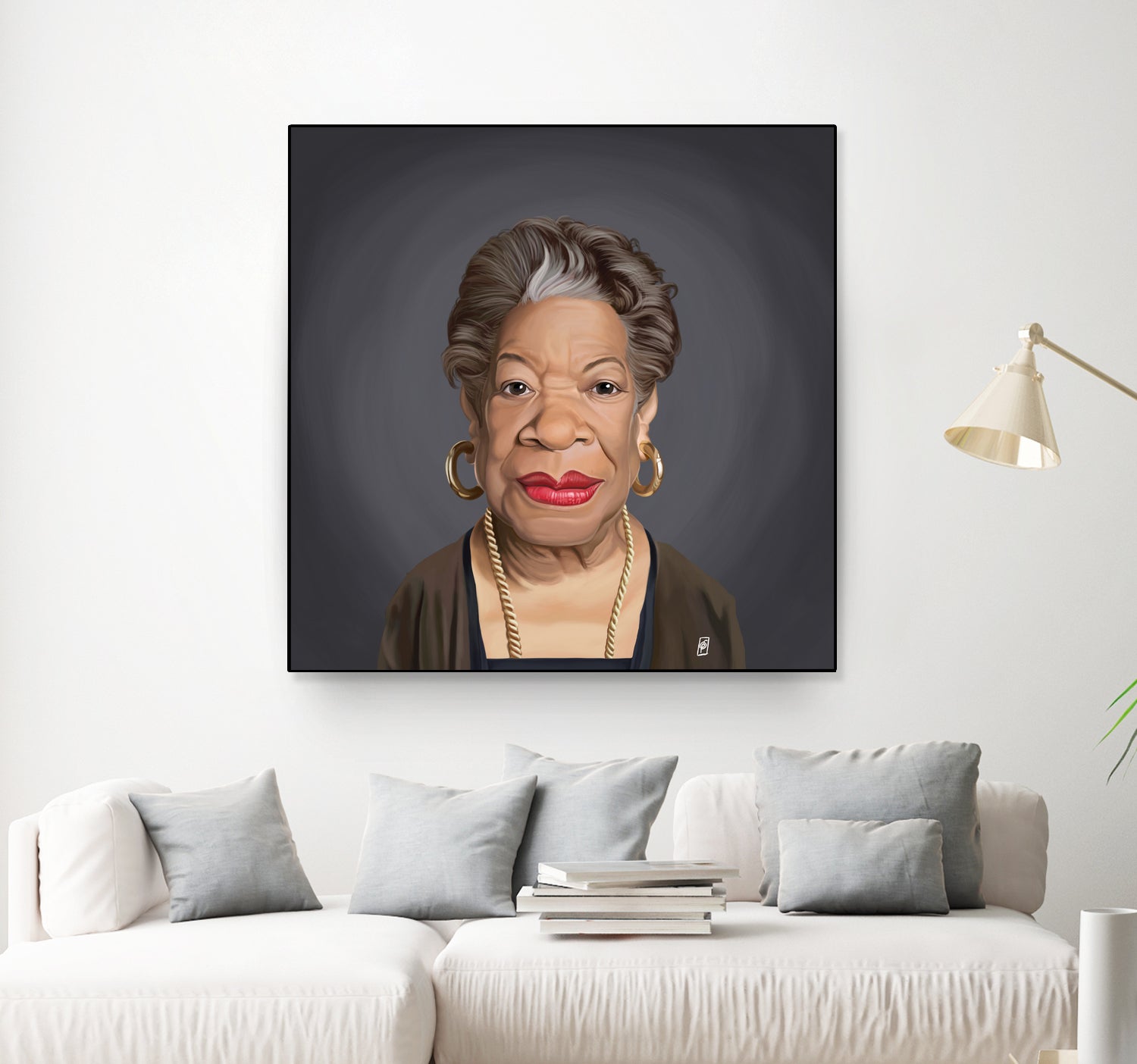 Maya Angelou by Rob Snow on GIANT ART - green digital painting