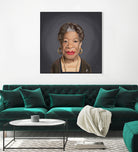 Maya Angelou by Rob Snow on GIANT ART - green digital painting