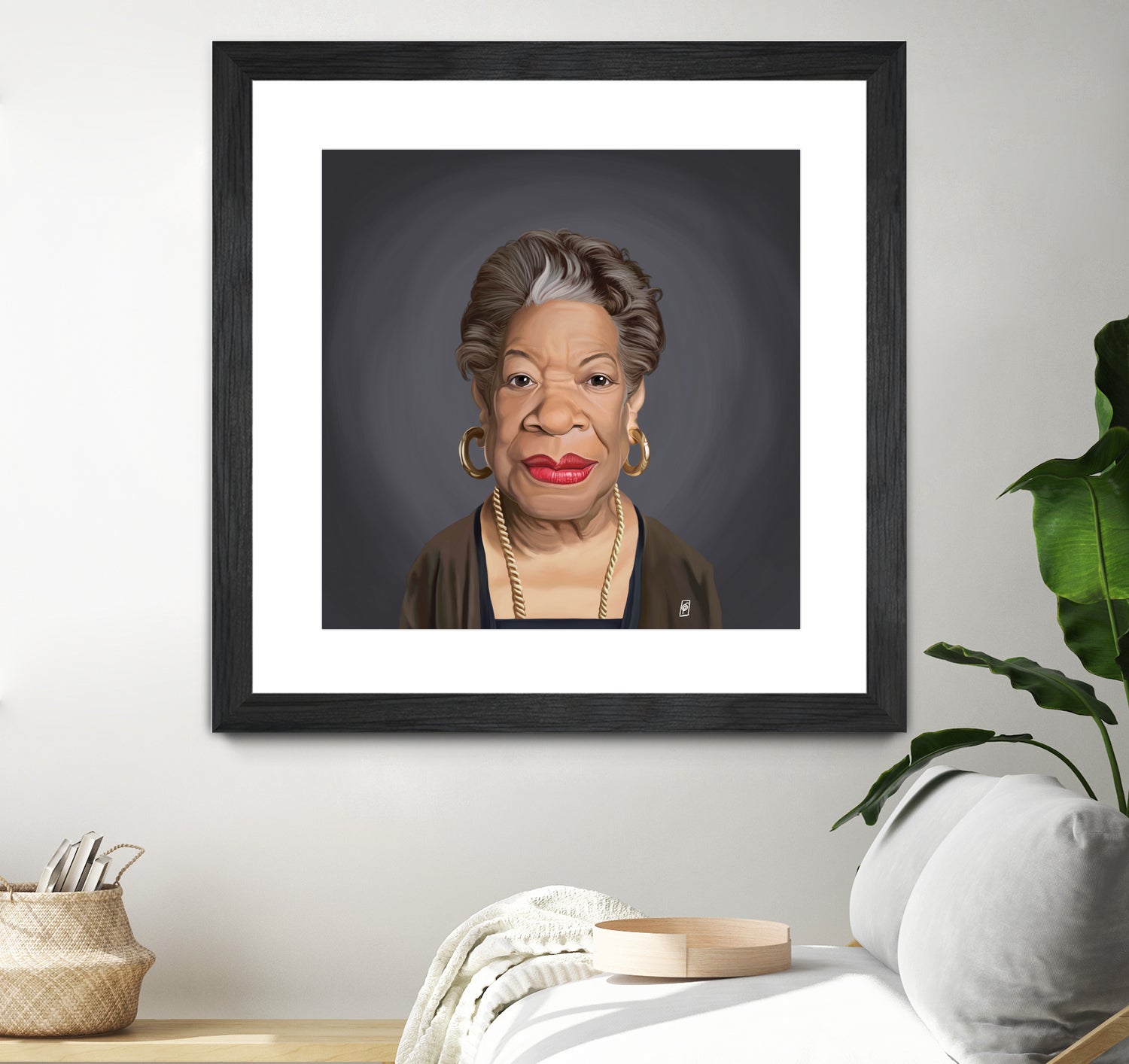 Maya Angelou by Rob Snow on GIANT ART - green digital painting