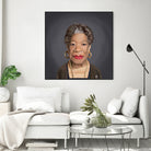 Maya Angelou by Rob Snow on GIANT ART - green digital painting