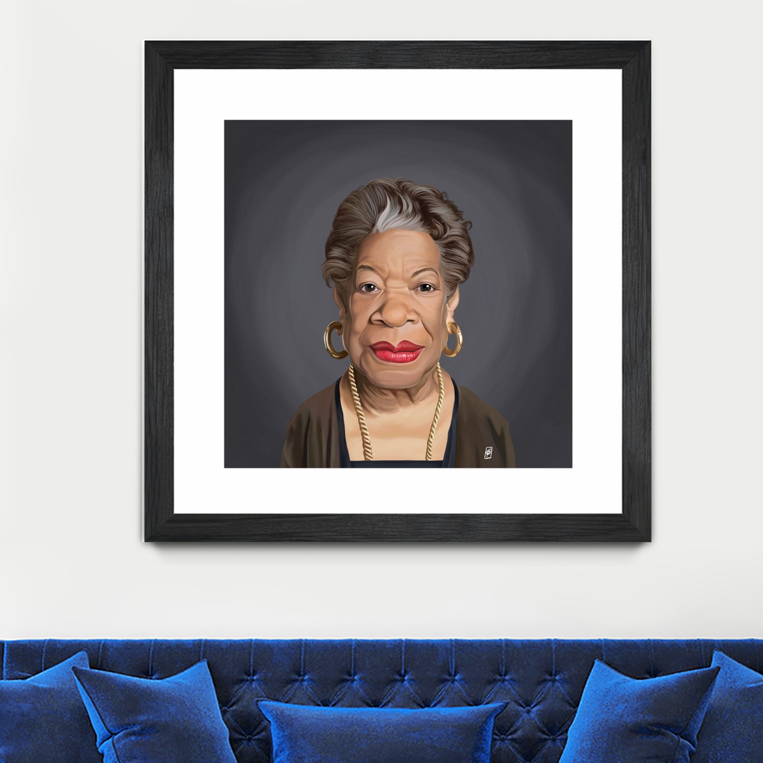 Maya Angelou by Rob Snow on GIANT ART - green digital painting