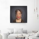 Maya Angelou by Rob Snow on GIANT ART - green digital painting