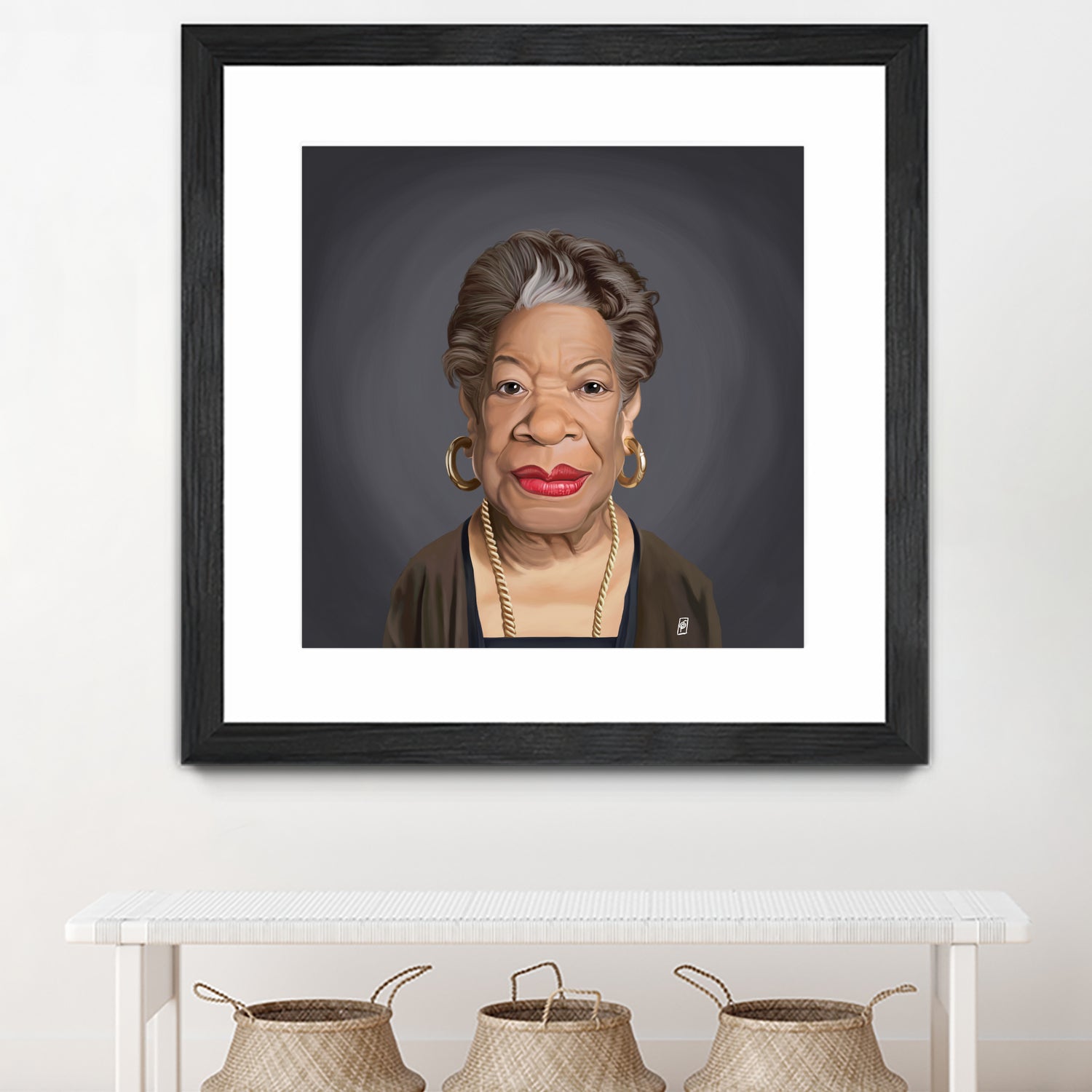 Maya Angelou by Rob Snow on GIANT ART - green digital painting