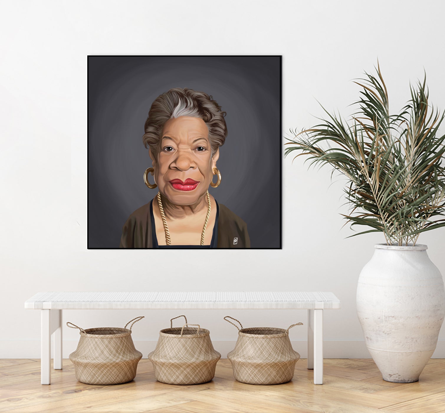 Maya Angelou by Rob Snow on GIANT ART - green digital painting