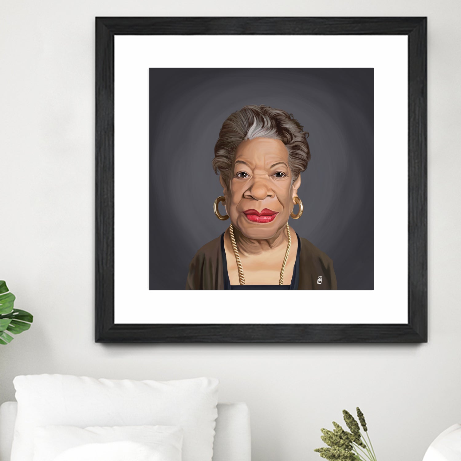 Maya Angelou by Rob Snow on GIANT ART - green digital painting