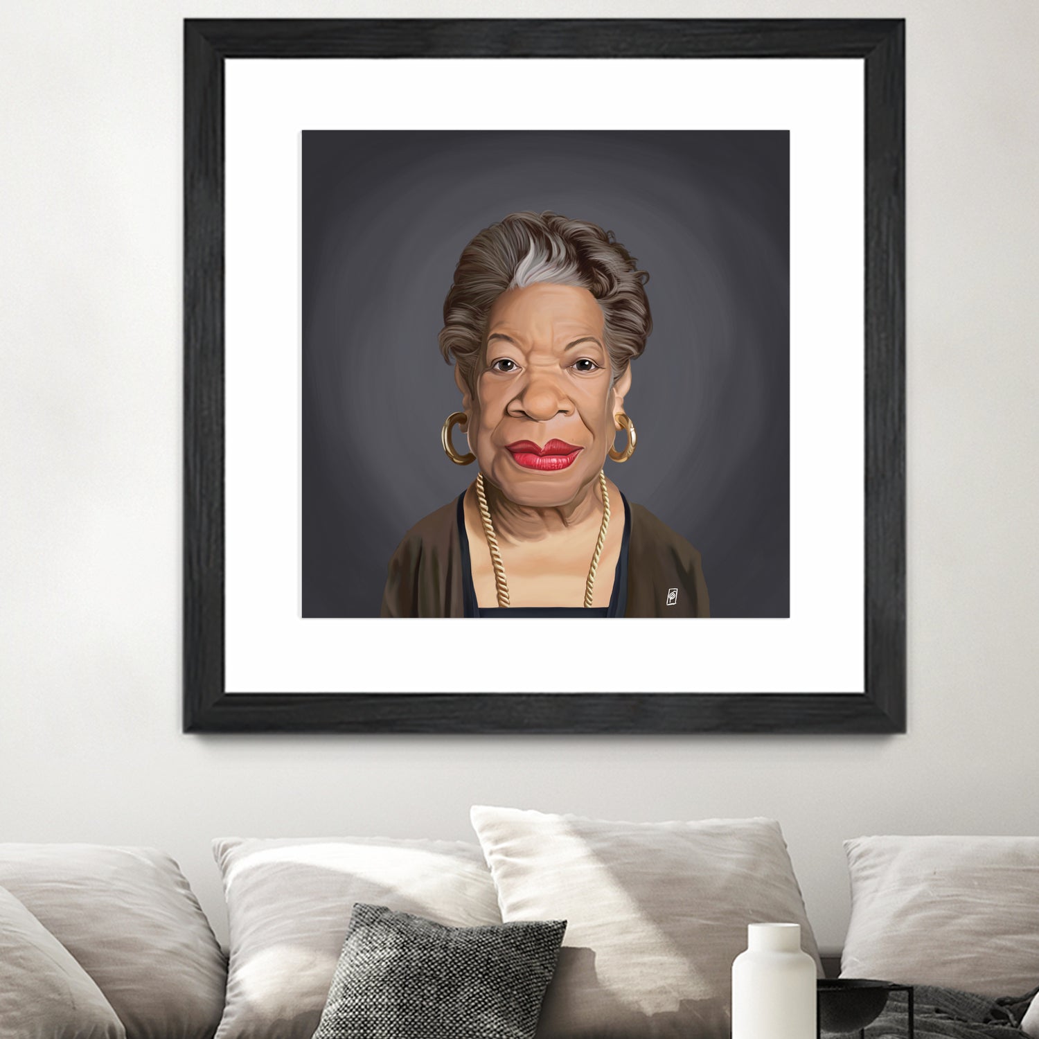 Maya Angelou by Rob Snow on GIANT ART - green digital painting