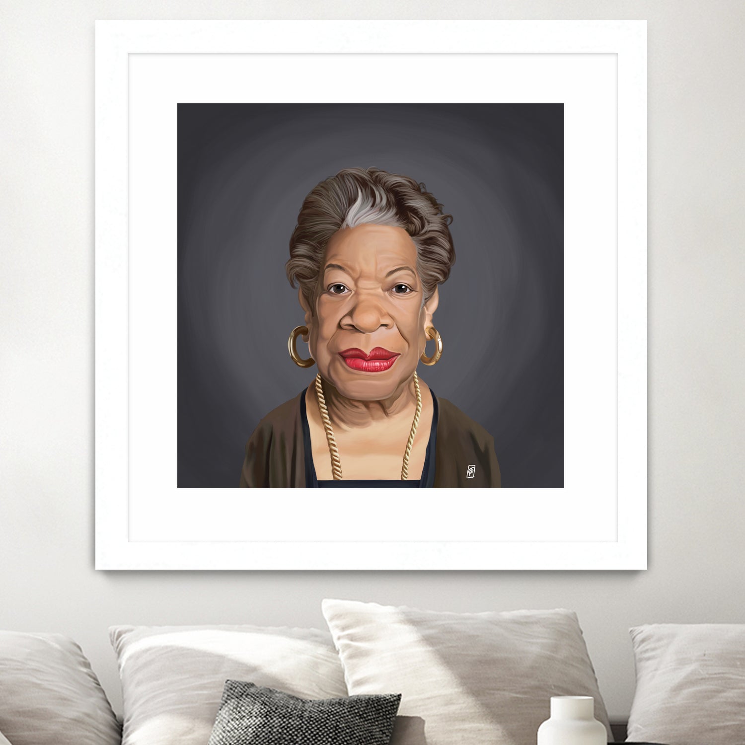 Maya Angelou by Rob Snow on GIANT ART - green digital painting