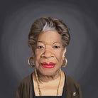 Maya Angelou by Rob Snow on GIANT ART - green digital painting