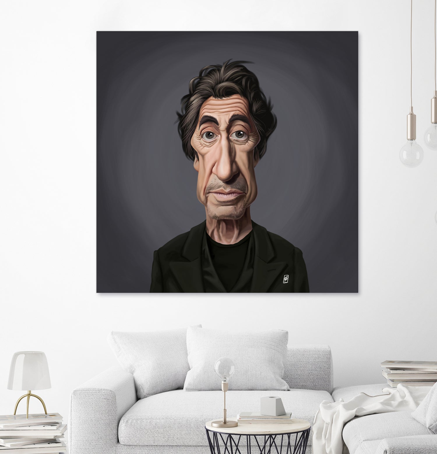 Al Pacino by Rob Snow on GIANT ART - gray digital painting