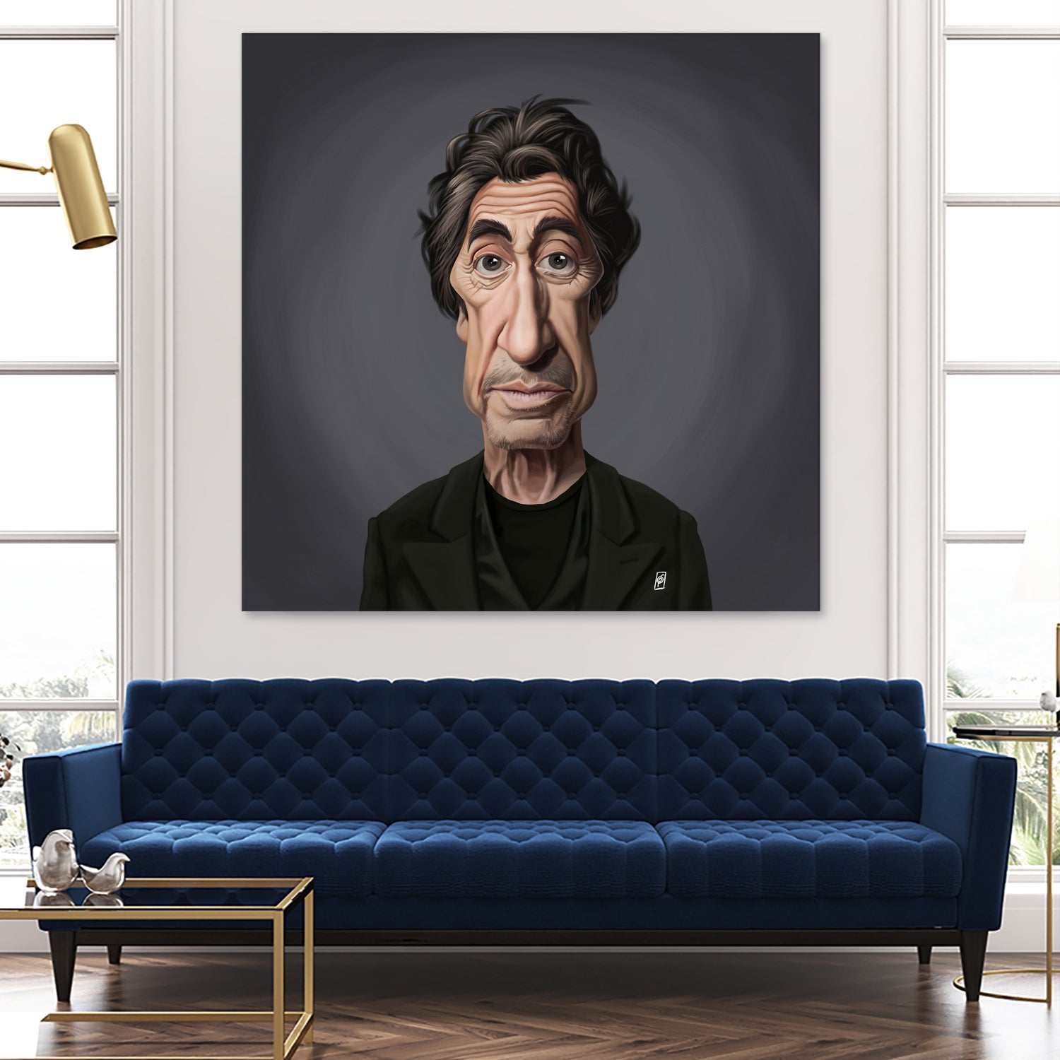 Al Pacino by Rob Snow on GIANT ART - gray digital painting