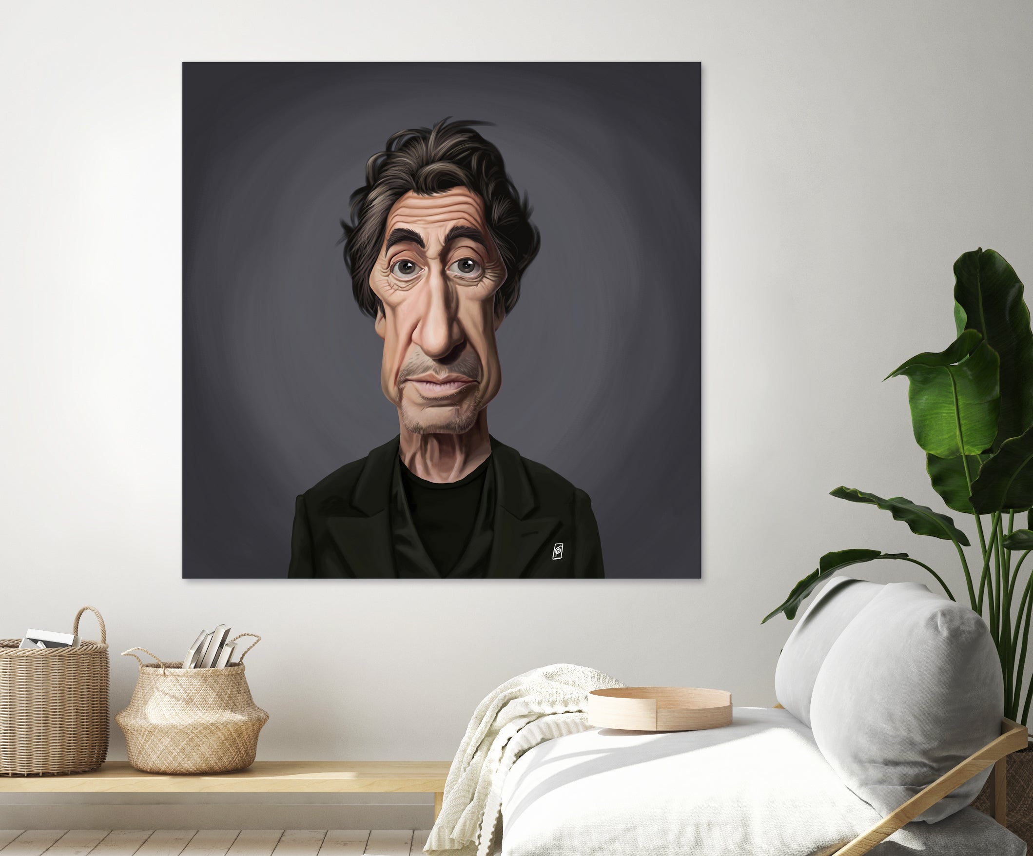 Al Pacino by Rob Snow on GIANT ART - gray digital painting